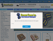 Tablet Screenshot of discountgamesinc.com